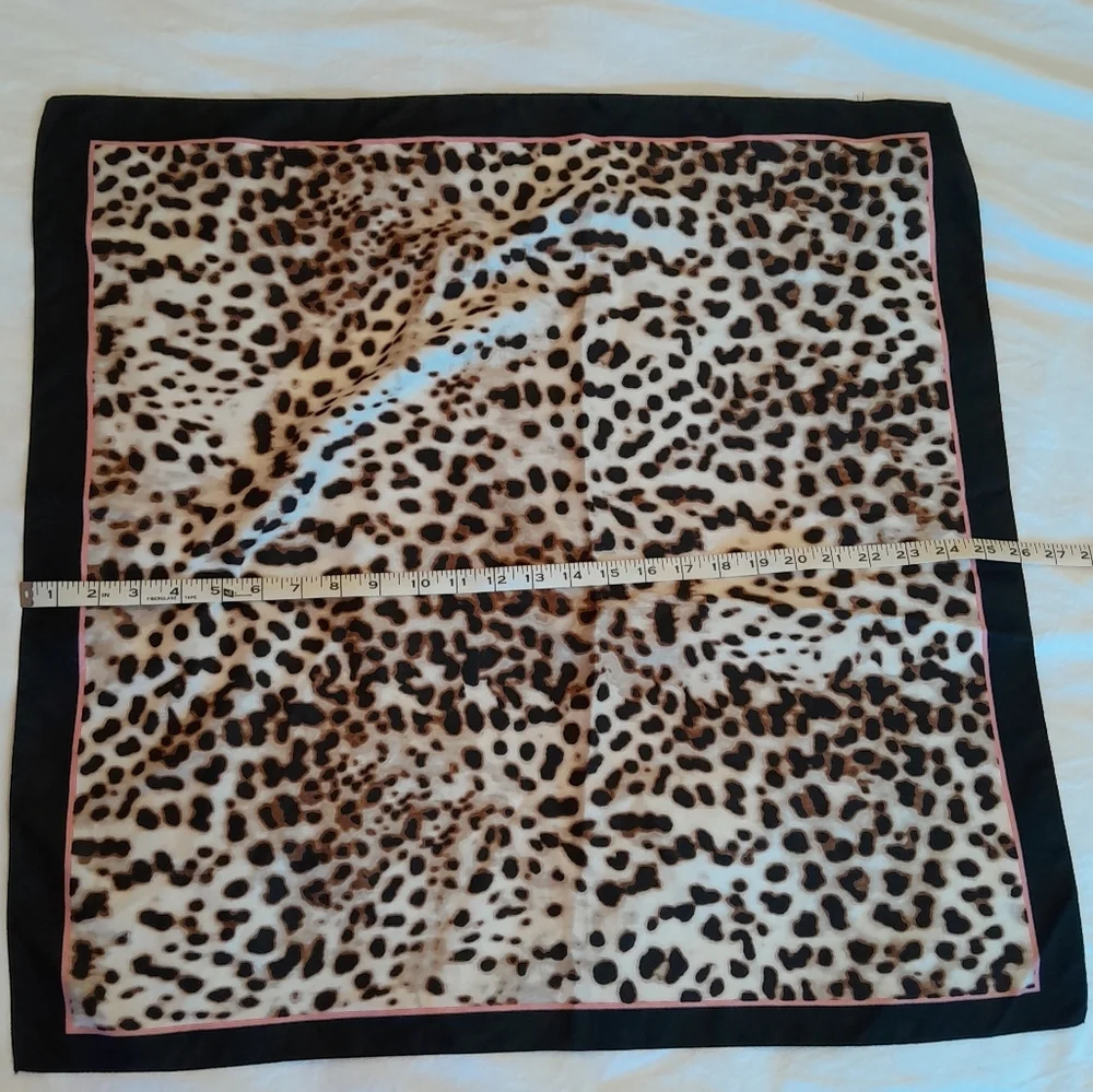 Leopard & Houndstooth Patterned Scarves